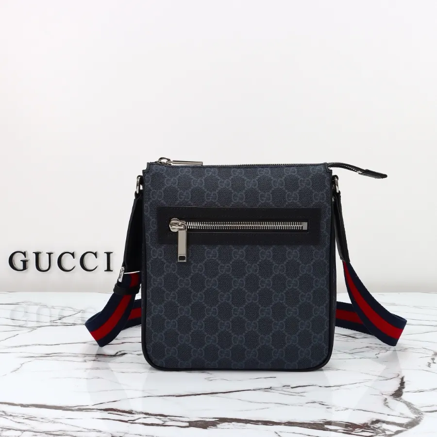 GUCCI GG 블랙 스몰 메신져백 bag #792082.JPG