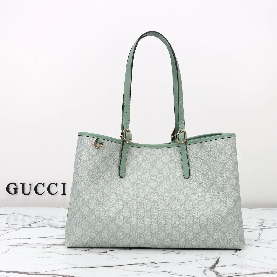 GUCCI GG Emblem 라지 토트백 오리지날 GG 민트 #815213.JPG