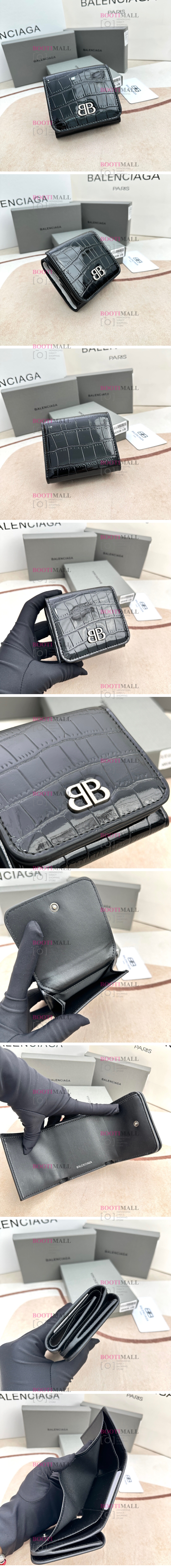 BAL社 3단 지갑 발렌시아가