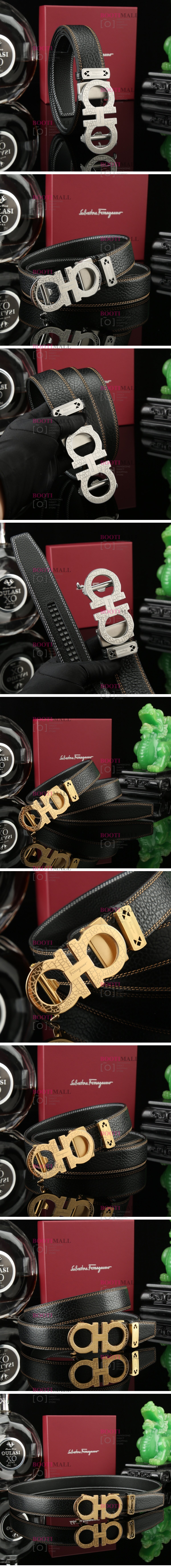 벨트 F社 (금장,은장) 페라가모 폭